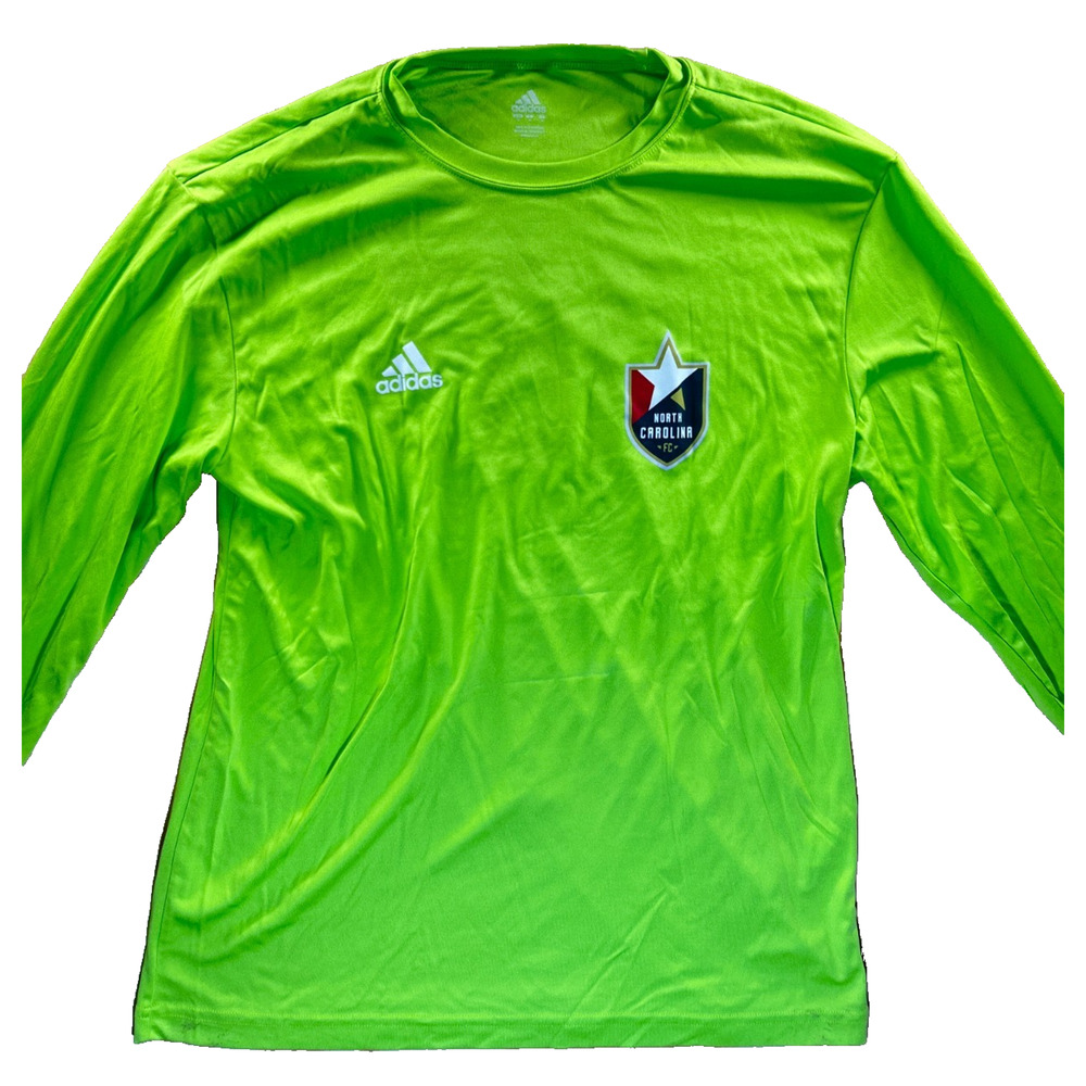North Carolina FC Soccer Adidas T Shirt Long Sleeve MLS Size Medium